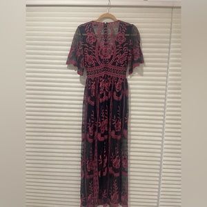 Honey Punch Lace Maxi Dress Or Cover Up